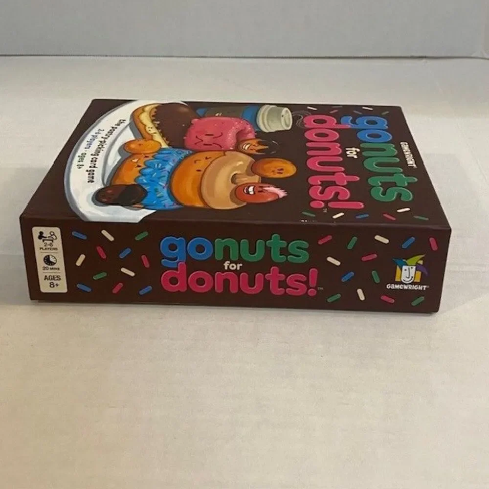Gonuts for Donuts Board Card Game Gamewright Out Of Print COMPLETE